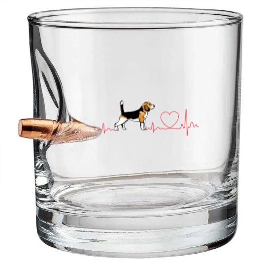 Discover Beagle love - Beagle - Bullet Whiskey Glasses