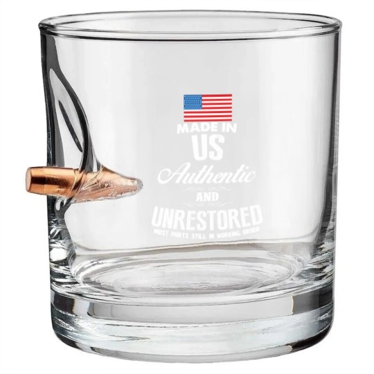Discover USA - Made in US most parts still in working ord Bullet Whiskey Glasses