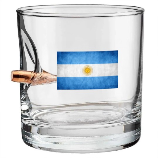 Discover Flag of Argentina Bullet Whiskey Glasses