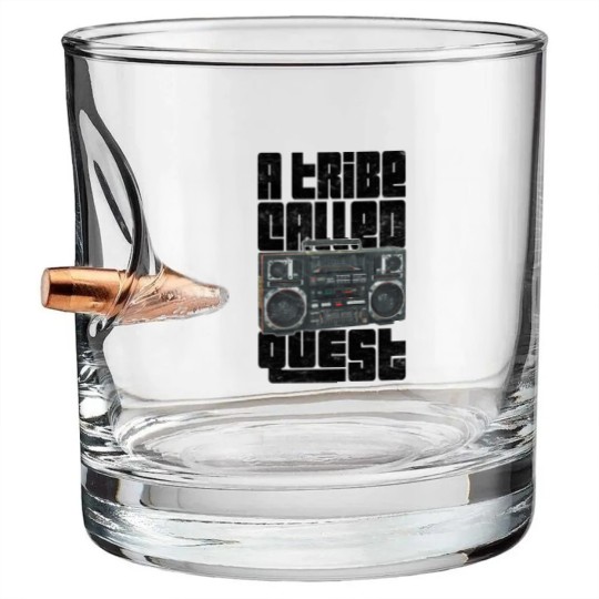 Discover A Tribe Called Quest / Retro Fan Art Design - A Tribe Called Quest - Bullet Whiskey Glasses