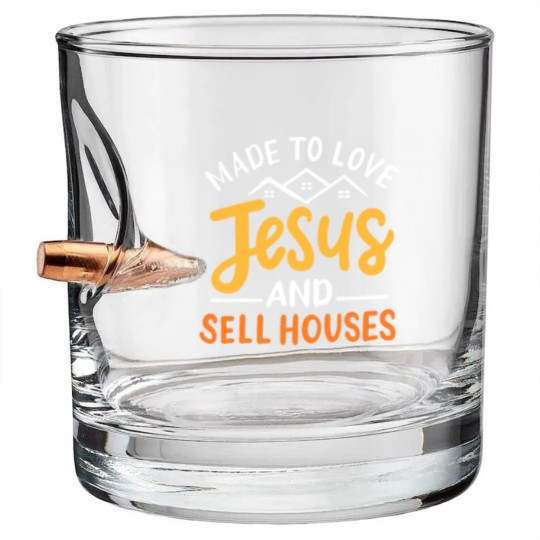 Discover Realtor Quote Bullet Whiskey Glasses