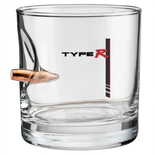 Discover TYPE R CLASSIC SPOON RACING STRIPE - Nighthawk Black - Integra Type R - Bullet Whiskey Glasses