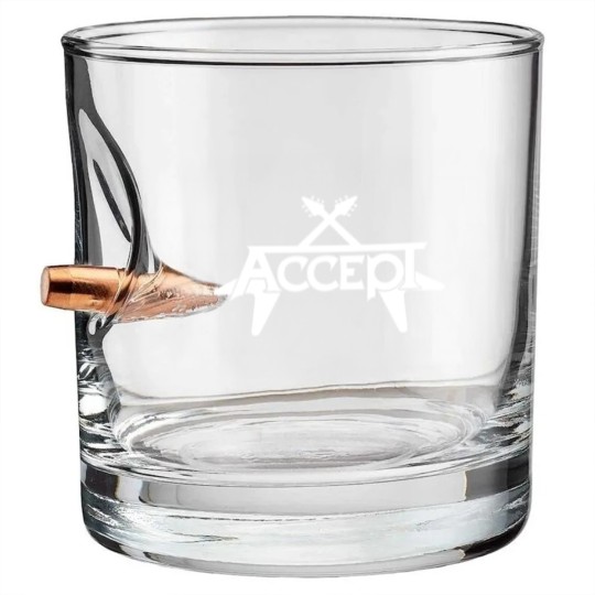 Discover ACCEPT HEAVY METAL Bullet Whiskey Glasses