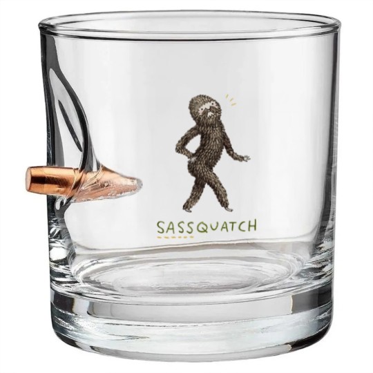 Discover Sassquatch Classic Bullet Whiskey Glasses