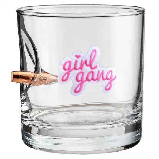 Discover Girl Gang Patch Bullet Whiskey Glasses