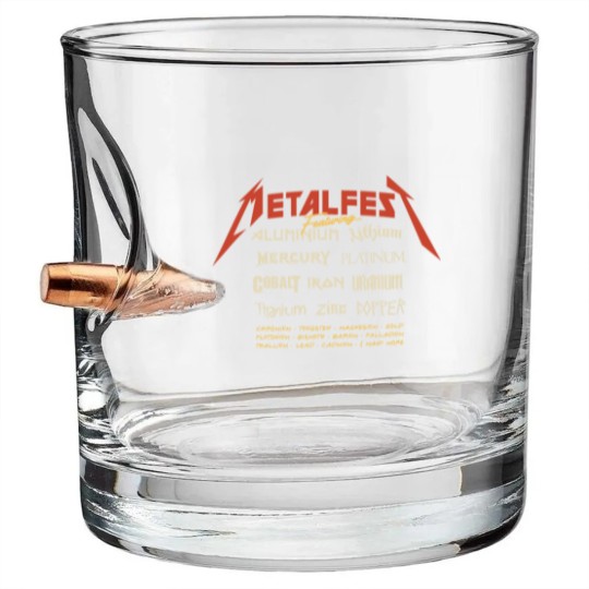 Discover metal fest Bullet Whiskey Glasses