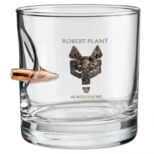 Discover Robert Plant Unisex Bullet Whiskey Glasses: Heaven Knows