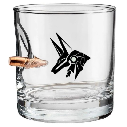 Discover Anubis . pharaoh.egypt Bullet Whiskey Glasses