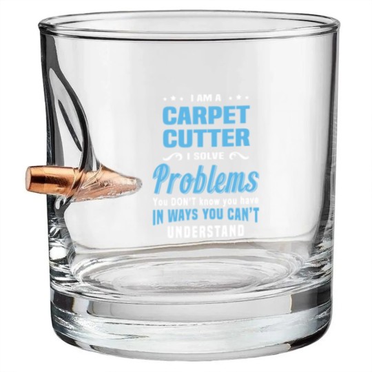 Discover Carpet Cutter Bullet Whiskey Glasses