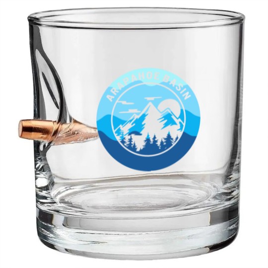Discover Arapahoe Basin Bullet Whiskey Glasses, Skiing Gift Idea, Bullet Whiskey Glasses