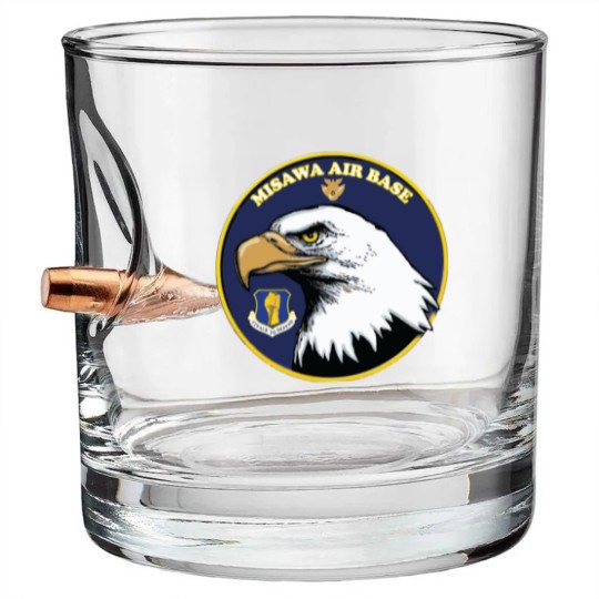 Discover Misawa Air Base Japan Us 35Th Fighter Wing Jasdf Bullet Whiskey Glasses