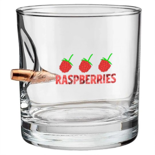 Discover RASPBERRIES Bullet Whiskey Glasses