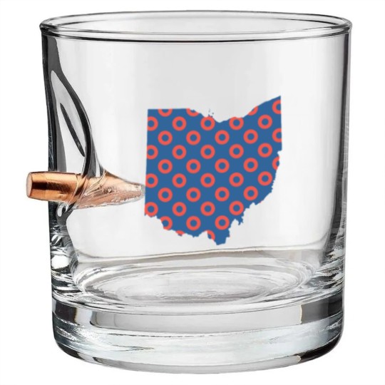 Discover Phish Fishman Donut Ohio Phanart Bullet Whiskey Glasses