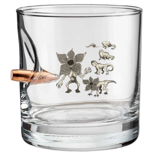 Discover Demogorgons Evolution - Demogorgon - Bullet Whiskey Glasses