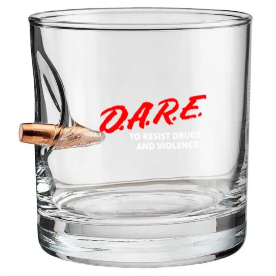 Discover Dare To Resist Drugs Violence Brand New Multiple S Bullet Whiskey Glasses