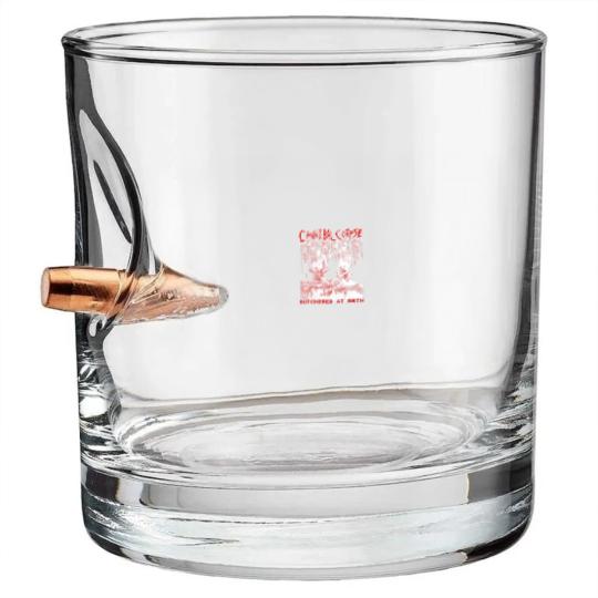 Discover Cannibal corpse - Butchered at birth cool t - sh Bullet Whiskey Glasses