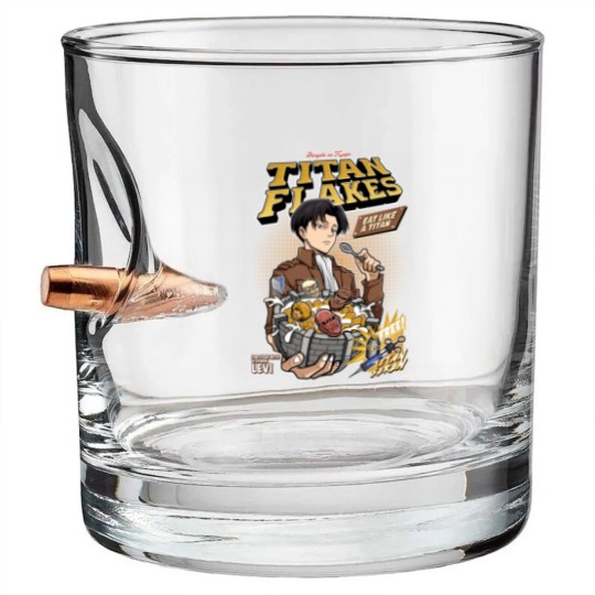 Discover Titan Flakes Shingeki no Kyojin Classic Bullet Whiskey Glasses
