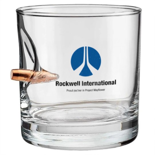 Discover Rockwell International (aged look) - Close Encounters - Bullet Whiskey Glasses