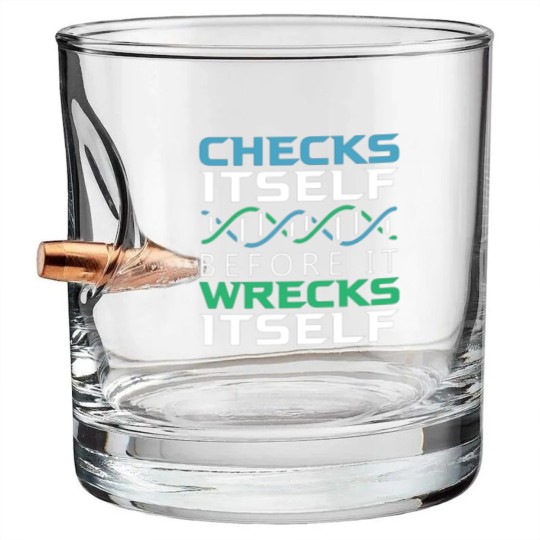 Discover Science and Biology Bullet Whiskey Glasses