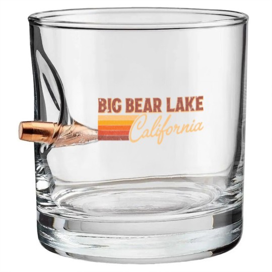 Discover Big Bear Lake California - Big Bear Lake California - Bullet Whiskey Glasses