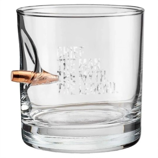 Discover chief man myth legend Bullet Whiskey Glasses