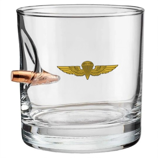 Discover Navy--Jump-Wings-0208 Bullet Whiskey Glasses
