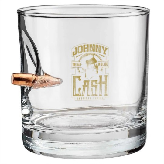 Discover Johnny Cash The Man In Black Vintage 90's Bullet Whiskey Glasses - Johnny Cash Bullet Whiskey Glasses, Classic Rock Music Bullet Whiskey Glasses, Raptee, Vintage Bullet Whiskey Glasses, Music Bullet Whiskey Glasses