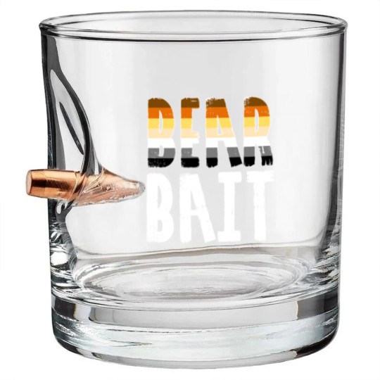 Discover Bear Bait - LGBT Gay Pride Bear Community Bear Bullet Whiskey Glasses