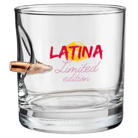 Discover Latina  hispanic pride - Latina - Bullet Whiskey Glasses
