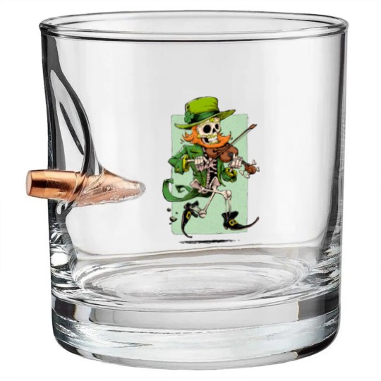 Discover Dia de los Leprechauns - Leprechaun - Bullet Whiskey Glasses