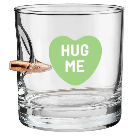 Discover Hug Me Green Candy Heart Bullet Whiskey Glasses