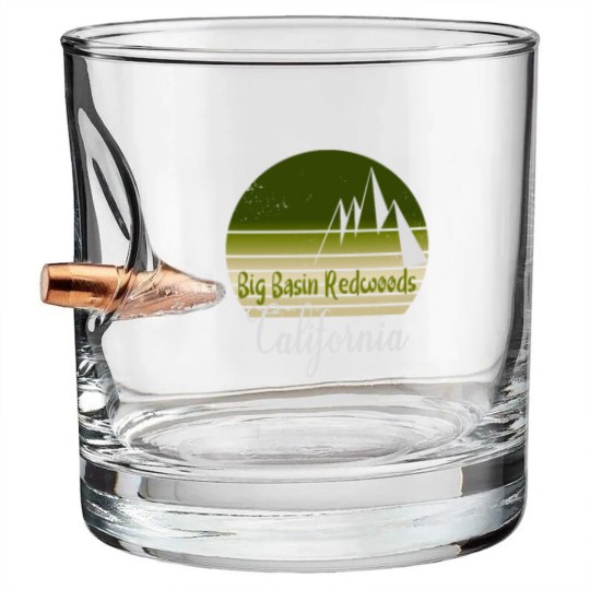Discover Big Basin Redwoods California Bullet Whiskey Glasses