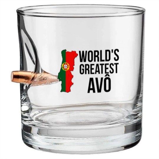 Discover Portuguese Grandpa Avô Bullet Whiskey Glasses