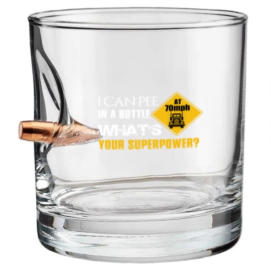 Discover I CAN PEE IN THE BOTTLE Bullet Whiskey Glasses