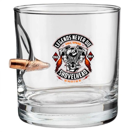 Discover 1966-1984 MOTOR Motorcycles Oldschool Choppers Bullet Whiskey Glasses