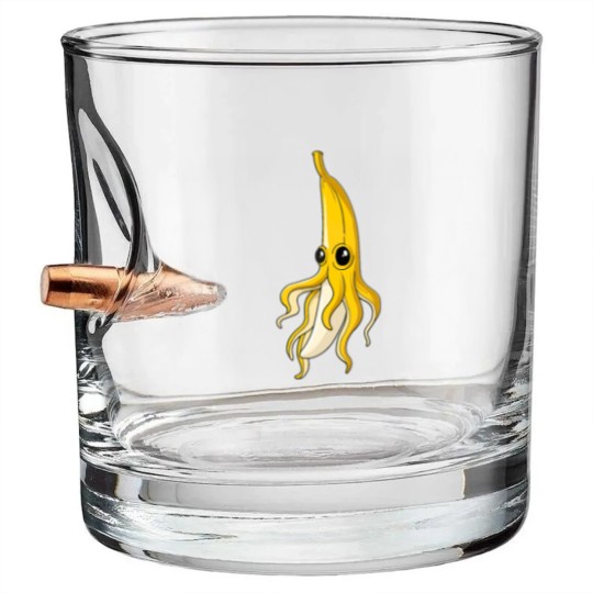 Discover Food Banana Squid Bullet Whiskey Glasses