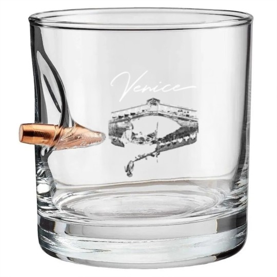 Discover Venice Italy Bullet Whiskey Glasses