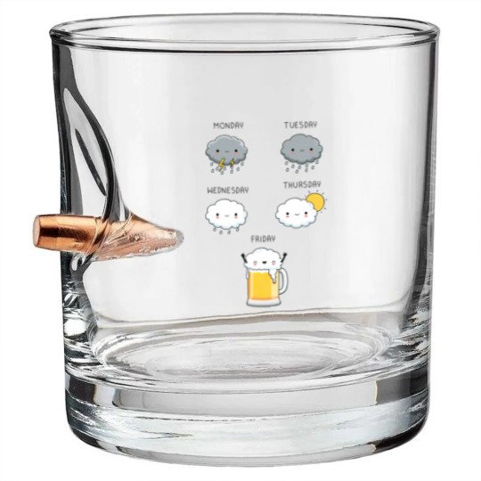Discover Weather Forecast - Weather - Bullet Whiskey Glasses