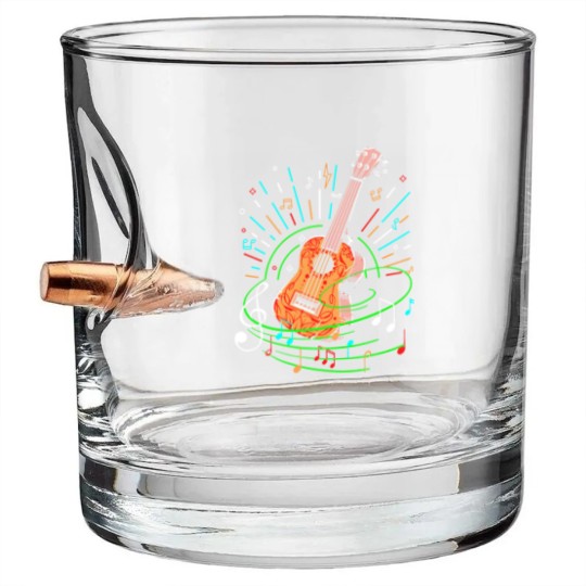 Discover Funny Gift For Family Members Acoustic Guitar Themed Guitar Lovers Guitar Themed Gifts For Men And Women Bullet Whiskey Glasses