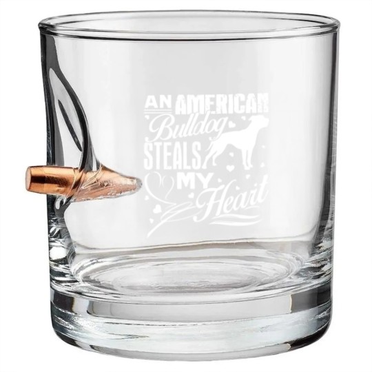 Discover American Bulldog Bullet Whiskey Glasses Bullet Whiskey Glasses