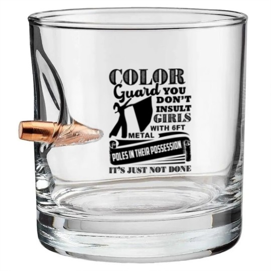 Discover Love Color Guard Bullet Whiskey Glasses