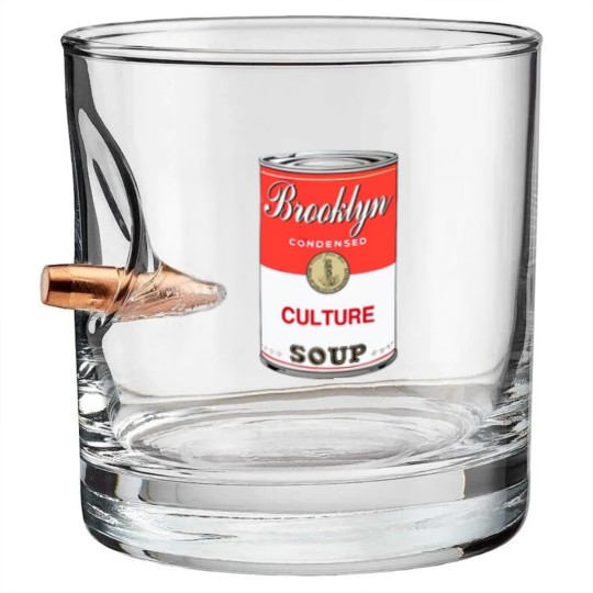 Discover Brooklyn Soup Can - Streetwear - Bullet Whiskey Glasses