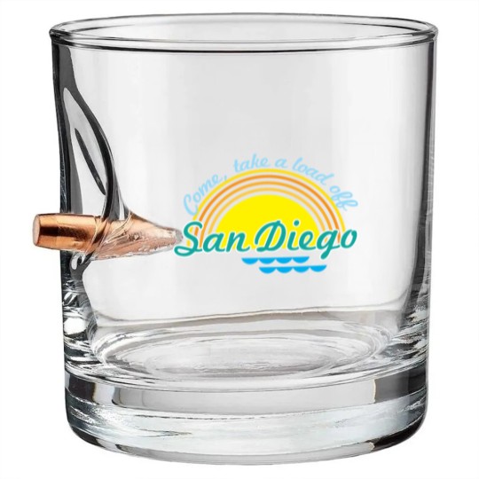 Discover Come, take a load off - San Diego Bullet Whiskey Glasses