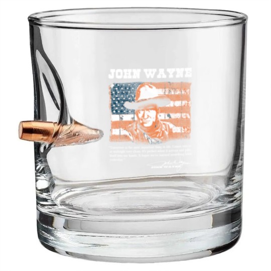 Discover John Wayne - Awesome John Wayne american flag te Bullet Whiskey Glasses