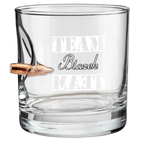 Discover Team Blazek Bullet Whiskey Glasses