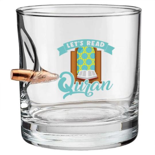 Discover Let´s Read Quran Mosque Islam Allah Prayer Gift Bullet Whiskey Glasses