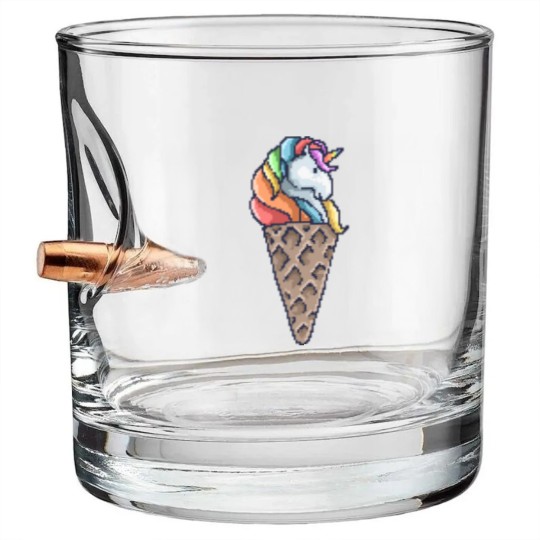 Discover ice cream Unicorn Cone Bullet Whiskey Glasses