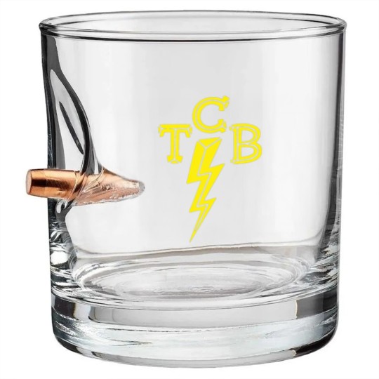 Discover TCB Classic Rock Rockabilly Bullet Whiskey Glasses