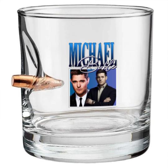 Discover Michael Bubl Vintage 90's Bullet Whiskey Glasses | Michael Bubl Bullet Whiskey Glasses