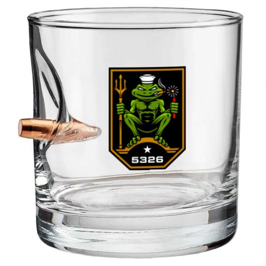 Discover US Navy SEAL Freddie Frog 5326 Bullet Whiskey Glasses